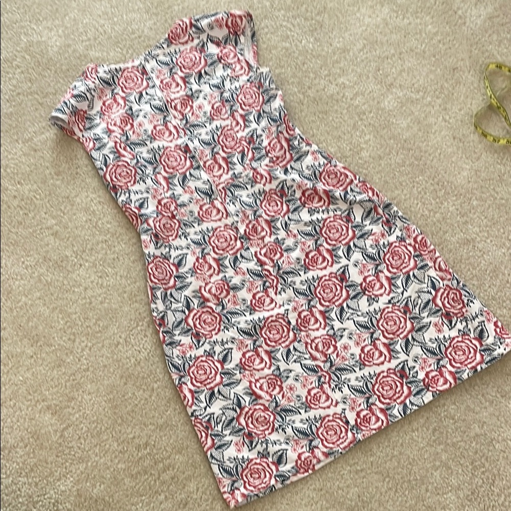 Mata Traders Pink A-line Midi Dress Sleeveless Crew Neck - Picture 10 of 10